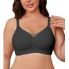 DEANGELMON Wireless Bras for Women Mesh V Comfortable Bralette Supportive