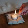 shizuro Concrete Tea Light Holder in Cushion Look - 12