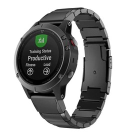 NeXStrix 26mm Titanium Metal Quick Fit WatchBand Compatible for Tactix 8 51mm/Instinct 3 50mm/Fenix 8 51mm/Fenix 6X Pro/7X Pro,22mm Band for Tactix 8 47mm/ Instinct 3 45mm/ Fenix 8 47mm/Forerunner 965