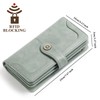 SENDEFN Women's Leather Wallet Large Women Clutch RFID Protection Blocking