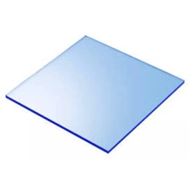PlasitcsAcrylic Blue Fluorescent Acrylic Plexiglass sheet 1/8" x 3" x 3" #9092 (pack of 4)