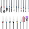 ERUIKA 20 pcs Nail Drill Bits Sets,3/32 Inch Nail Bits