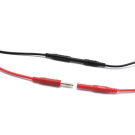 2Pcs Multimeter Test Lead Extension Male to Female Connector 4mm Banana Plug to Jack Heavy Duty 14AWG Silicone Wires Meter Leads Probes 6 Feet