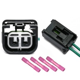 GROBARPART 2 Pcs Ignition Coil Pack Connector Wiring Harness Pigtail Plug Wire Fit for 2.0 2.3 Fit for Ford Escape Focus Transit Connect 2004 2005 2006 2007 2008 2009 2010 2011 Replaces# Fd505 Dg504