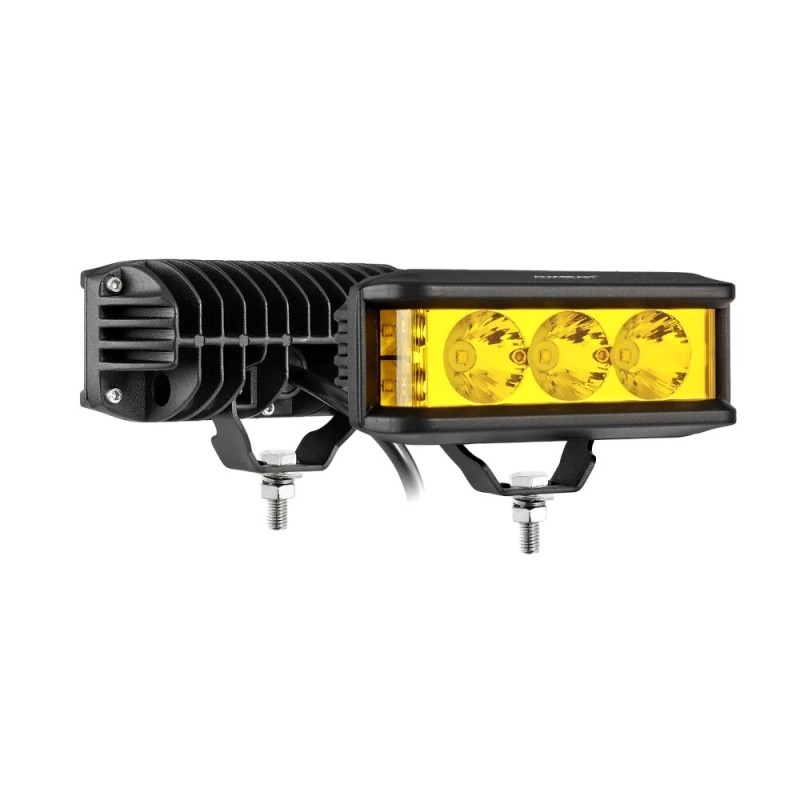 AUXBEAM 5" LED Light Bar Pods Offroad Driving Fog Amber
