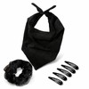 Hair Accessories Set For Women - Headscarf - Scrunchie -