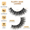 APCYUST Lashes Volume Mink Eyelashes 14 Pairs Cateye Lash Strips