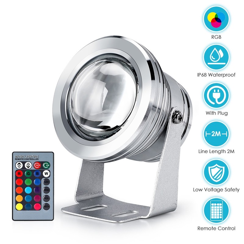 RGB Underwater Light Fountain Lamp for Lighting Decoration 90‑265V