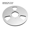 Phefop 10.5 Inch Empty Takeup Reel, Aluminum Alloy Sound Tape