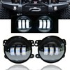 Genssi 4 Inch LED Fog Lamp Lights Compatible With Jeep