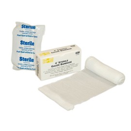 First Aid Only 5-800 Stretch Gauze Bandage, 4 yds Length x 4 Width