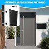 Yaocom Locking Wall Mount Mailbox for Outside 15. 35 x