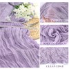Lilac Purple Cheese Cloth Table Runner Easter Spring Boho Romantic