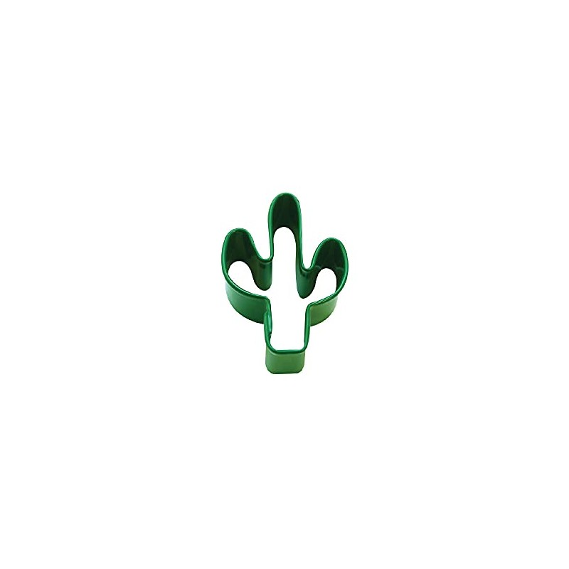 Anniversary House Mini Cactus Poly-Resin Coated Cookie Cutter Green