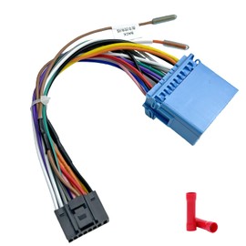 Aftermarket Radio Wiring Adapter Compatible with Honda 1998-2011/Acura 1999-2008/Suzuki 2002-2013, 16Pin Android Car Stereo Harness with SWC Reverse, Fits for Accord MDX Odyssey RDX