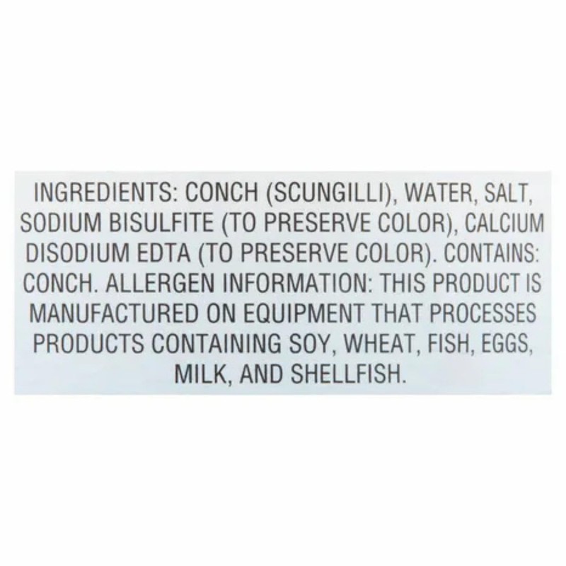 LaMonica Fine Foods Scungilli (Sliced Conch), 29 oz – Wild