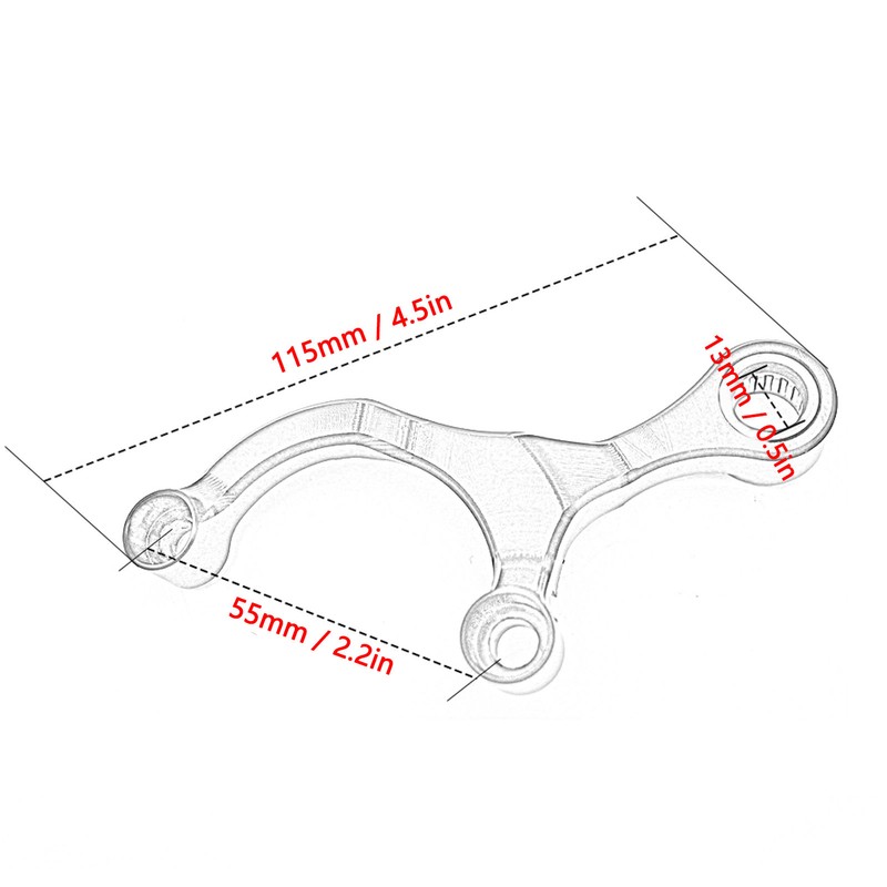 Gear Shift Stabilizer Accurate Aluminium Alloy Motorcycle Shift Support for