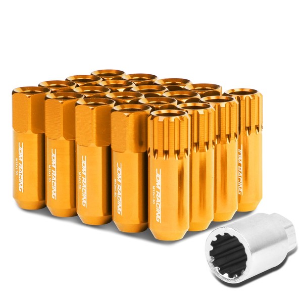 M12 x 1.5 Open End Design 16-Piece Anodized Aluminum Alloy
