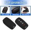 TOMALL 2 Pack for Dodge Key Fob Cover with Keychain,