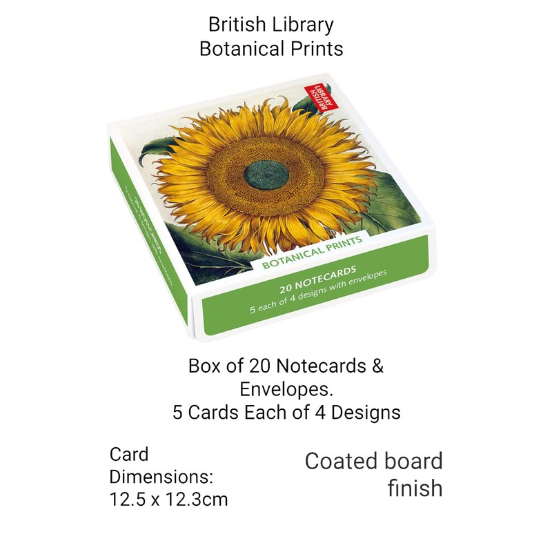 Museums & Galleries - 20 Notecards & Envelopes Boxed (Botanical