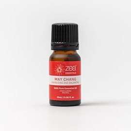 Zea Essentials May Chang 100% Pure Essential Oil 10 ml – Calming & Uplifting Aromatherapy Oil for Stress, Anxiety & Mood – Antibacterial, Purifying & Refreshing for Daily Wellness & Relaxation