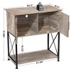Herture 20-29 Gallon Aquarium Stand Metal Frame Fish Tank Stand