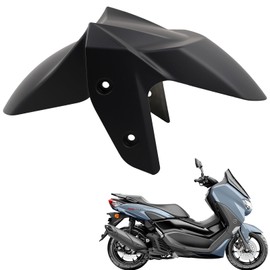 Minho Motorcycle Front Fender in ABS Material Compatible with Yamaha NMAX 155,Matte Black Color