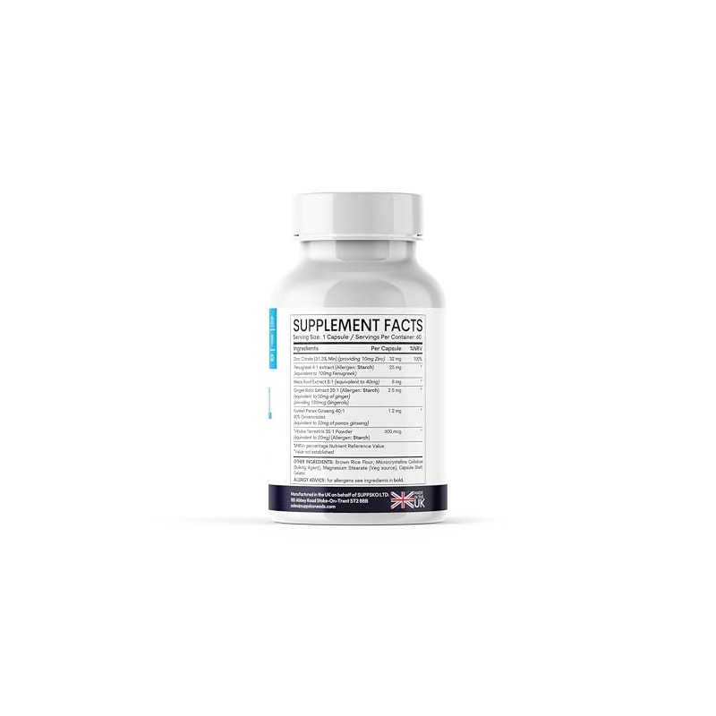 Vital Boost XL 60 Capsules All Natural Advanced Formula Non