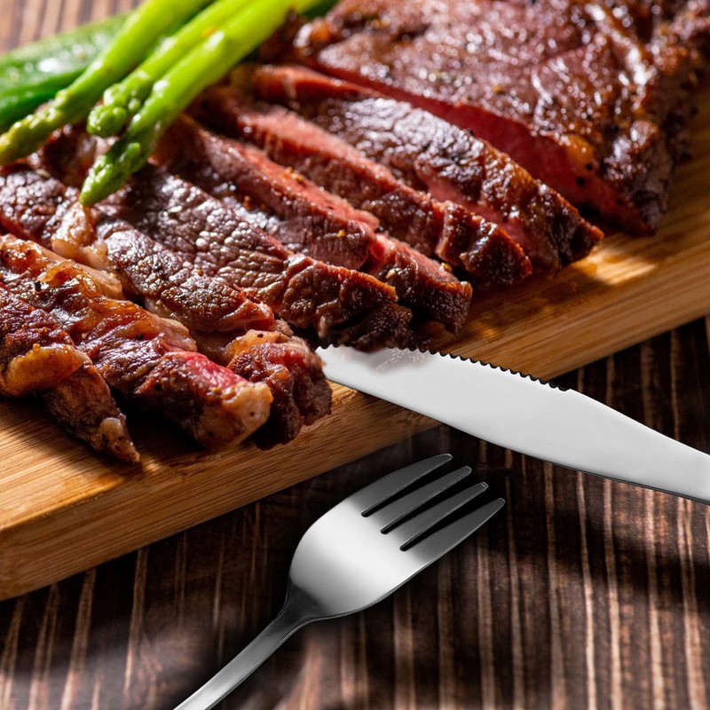 Utensilios de viaje portátiles (juego plateado)