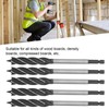 5Pcs Woodworking Drill Bit Metal Hole Saw Auger Bit 4-Fulte