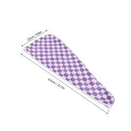 Gatuida 2pcs Retro Pattern Fleece Dry Hair Cap Women's Quick Dry Hair Turban Soft Gentle Absorbent