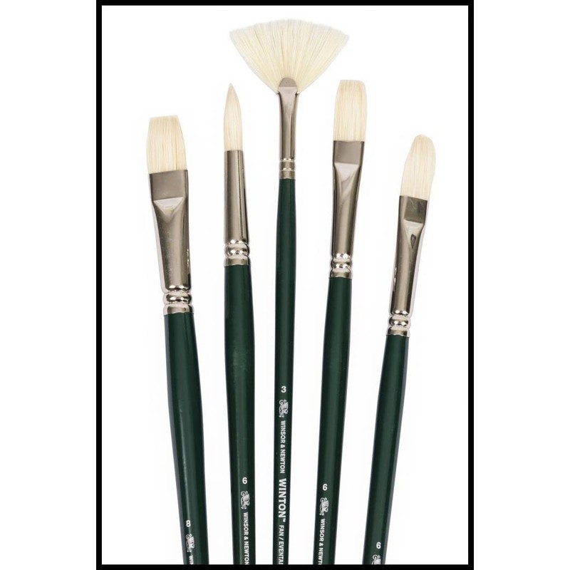 Winsor & Newton Winton 5990606 Set of 5 Brushes for