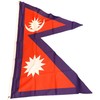 NWFlags Nepal Flag 5ft x 3ft 75d Premium Polyester Suitable
