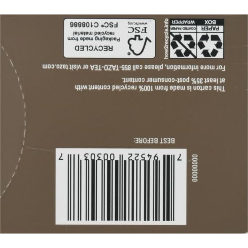 TAZO Organic Awake English Breakfast Black Tea, Black tea with