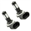 Caltric 2 Headlight LED Bulbs fits Polaris Ranger Crew 700