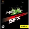 ANDRO Hexer Powergrip SFX Rubber Colour 1.9 mm, Black, Size