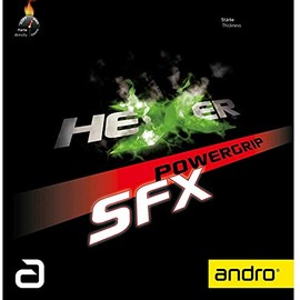 ANDRO Hexer Powergrip SFX Rubber Colour 1.9 mm, Black, Size 1.9 mm, Black