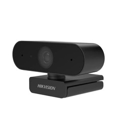 Hikvision Cámara Web Alta DENIFICIÓN (1080p) con Autoenfoque  Giro 360  Gran Angular  Micrófono Integrado  Conector USB  Fácil de Instalar  Reducción 