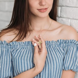 Women's Cross Necklace, Women's AAA Cubic Zirconia Cross Pendant, Hypoallergenic 18K Gold-Plated Chain, Fashion Jewellery for Women Girls Gift, Rhinestone