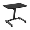 Seville Classics Airlift Mobile Height Adjustable Laptop Stand Computer Workstation