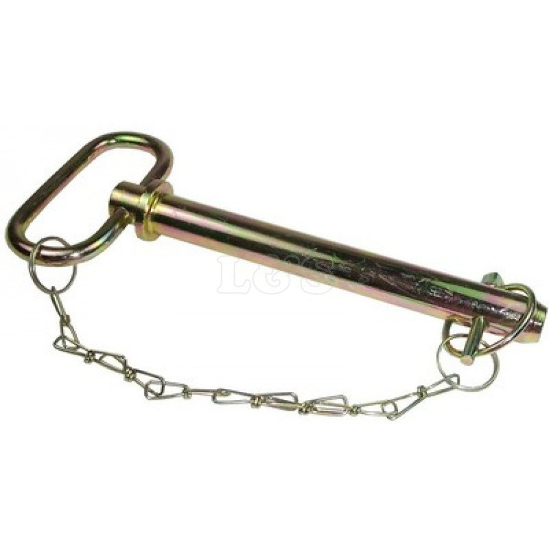 Tow Hitch Pin 7/8" (22mm) Diameter c/w Chains and Lynch