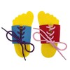 OVOY Childrens Lacing Skills Learn-to-Tie - Shoe Preschool Tie-Up Shoe