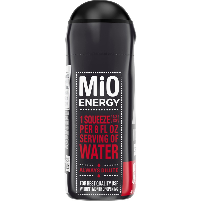 MiO Energy Black Cherry Naturally Flavored Liquid Water Enhancer 12