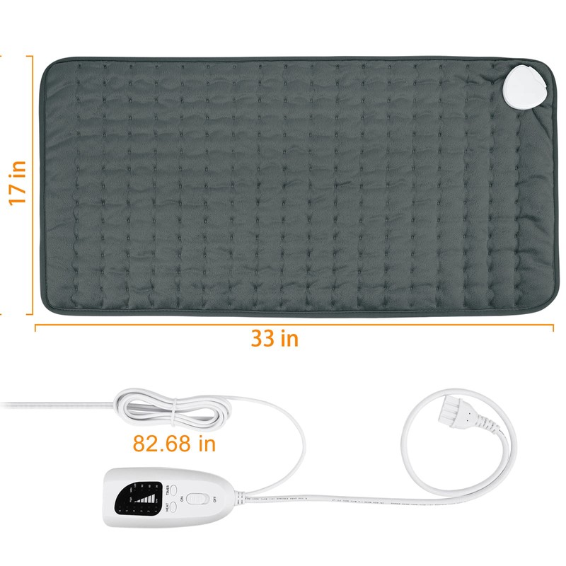 Heating pad, Electric Heat Pad with Automatic Switch-Off and 6