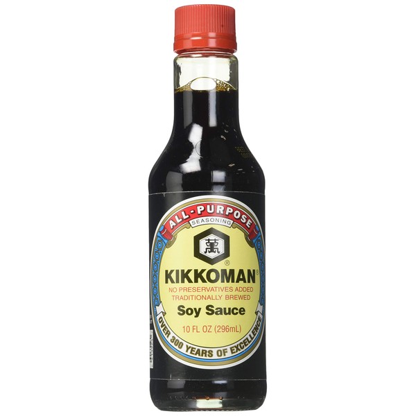 Kikkoman Naturally Brewed Soy Sauce (413924) 10 oz (Pack of 12)