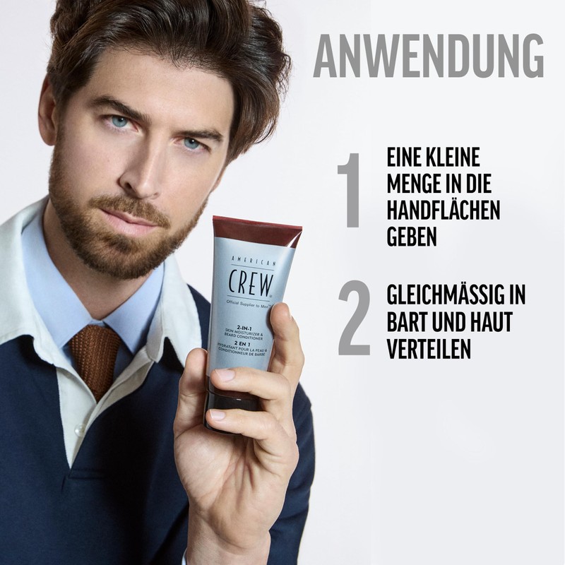 AMERICAN CREW - 2-in-1 Skin Moisturizer & Beard Conditioner 100ml