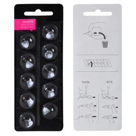 LA FEE Hearing Aid Domes for Oticon Minifit Single Vent Bass Domes 8 mm (30 Packs), Universal Domes for Oticon Hearing Aid Supplies