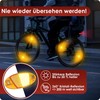 Weidebach® 4 x spoke reflectors bicycle with high radiance, cat's