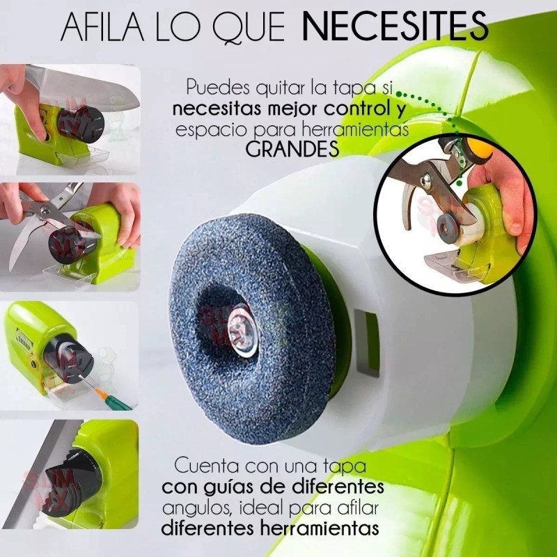 DAS Afilador De Cuchillos Motorizado Eléctrico Portátil Multi