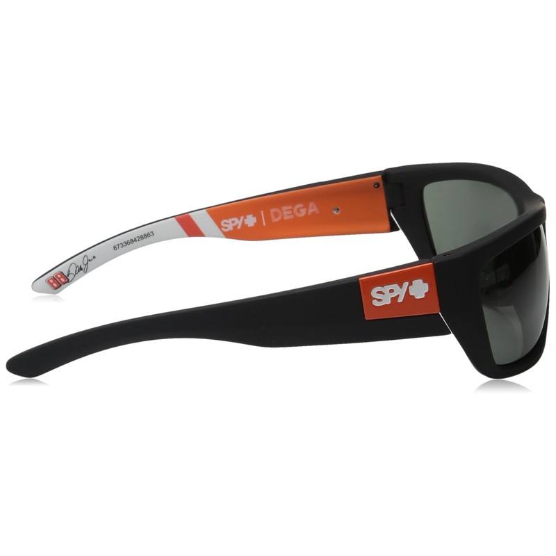Spy Optic Dega Wrap Sunglasses, Happy Gray/Green, 1.5 mm